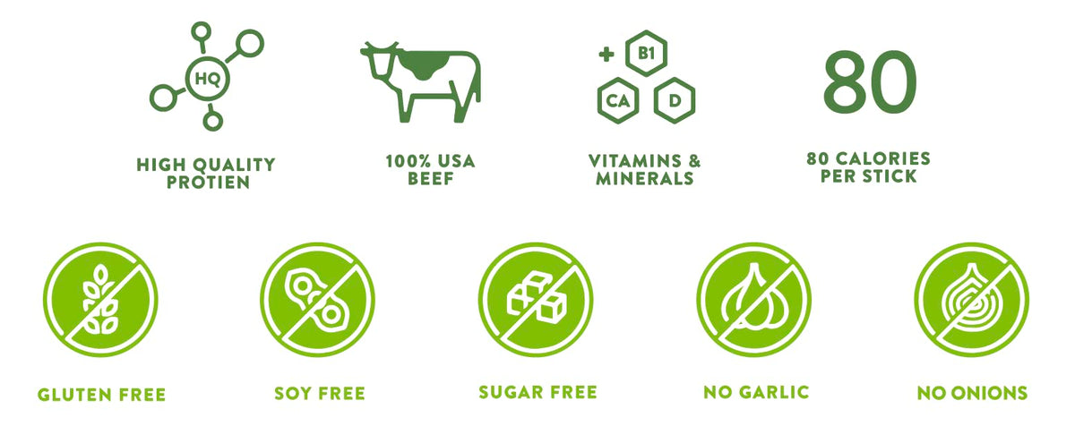 Good Fod Foods gluten-free low FODMAP sticks showcasing clean ingredients.