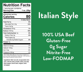 Good Fod Foods Meat Stick Jalapeno Lime flavor, spicy kick.