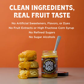 Good Good Apricot Spread on a cheese board, a sophisticated pairing option.