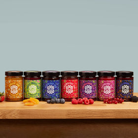Good Good Blackcurrant Jam on cheese board highlights gourmet pairing potential