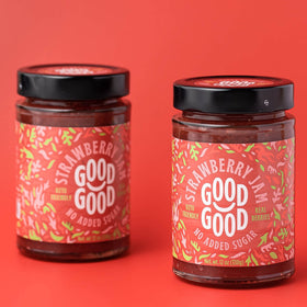 Good Good Healthy Jam Variety Pack Forest Fruit jar, vibrant flavor ideal for toppings.