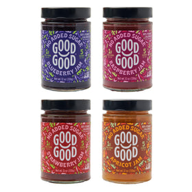 Good Good No Added Sugar Blueberry Jar with vibrant fruit flavor for keto-friendly mornings
