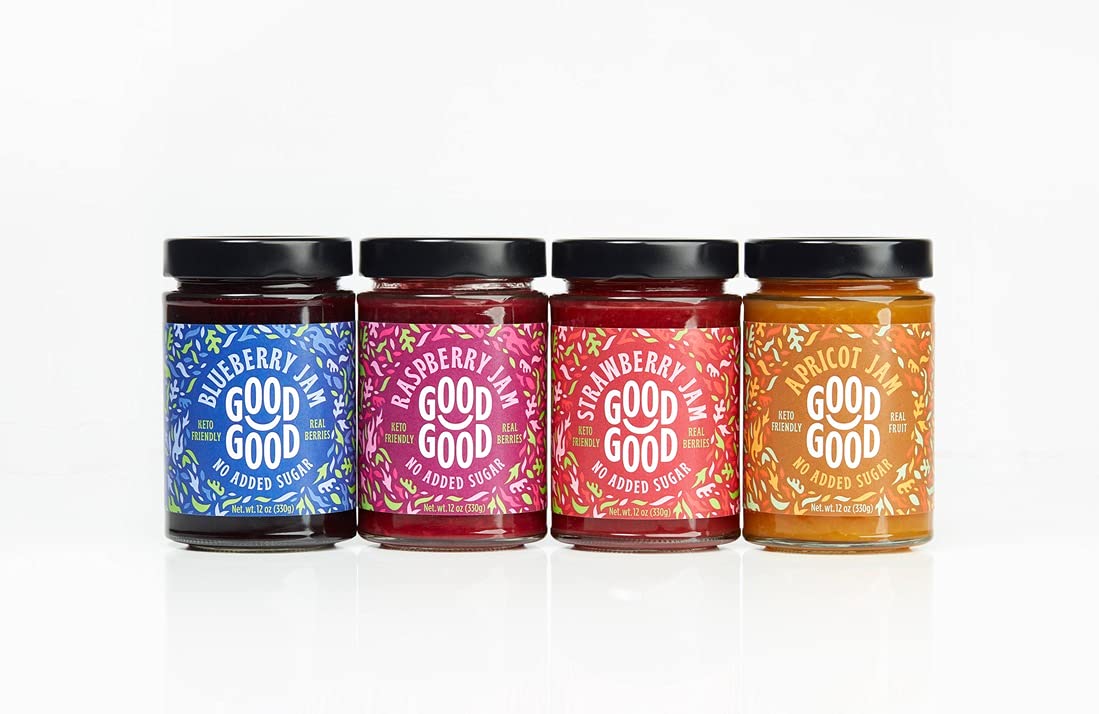 Good Good No Added Sugar Raspberry Jar offers bold aroma for low-carb breakfasts