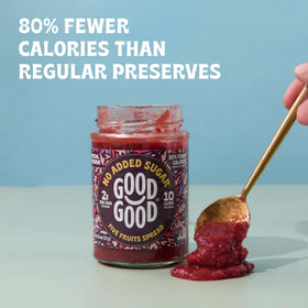 GOOD GOOD Special Reserve Five Fruits yogurt bowl swirled with the spread for subtle acidity.