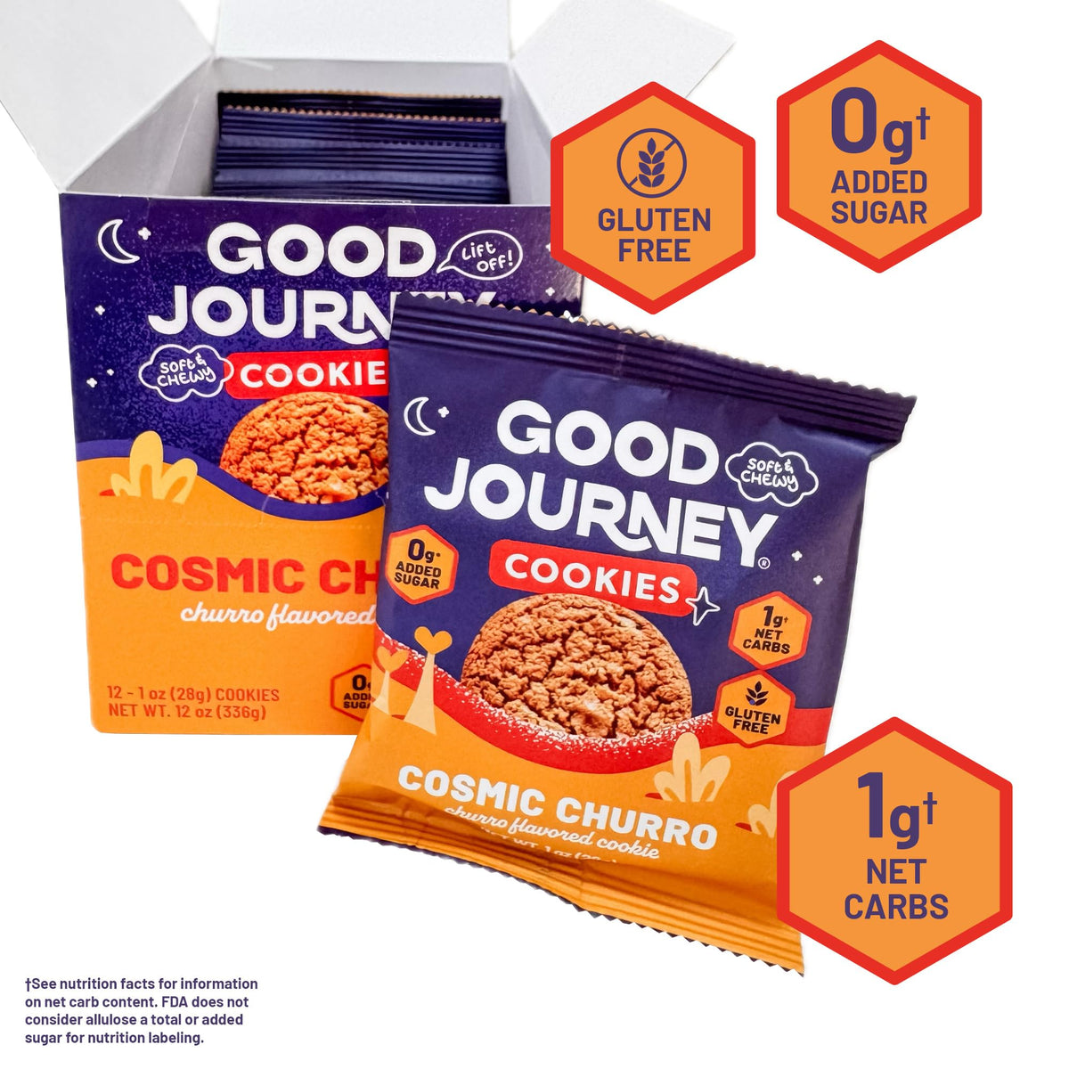 Good Journey Soft Churro Cookies kids snack, easy to share during busy afternoons.