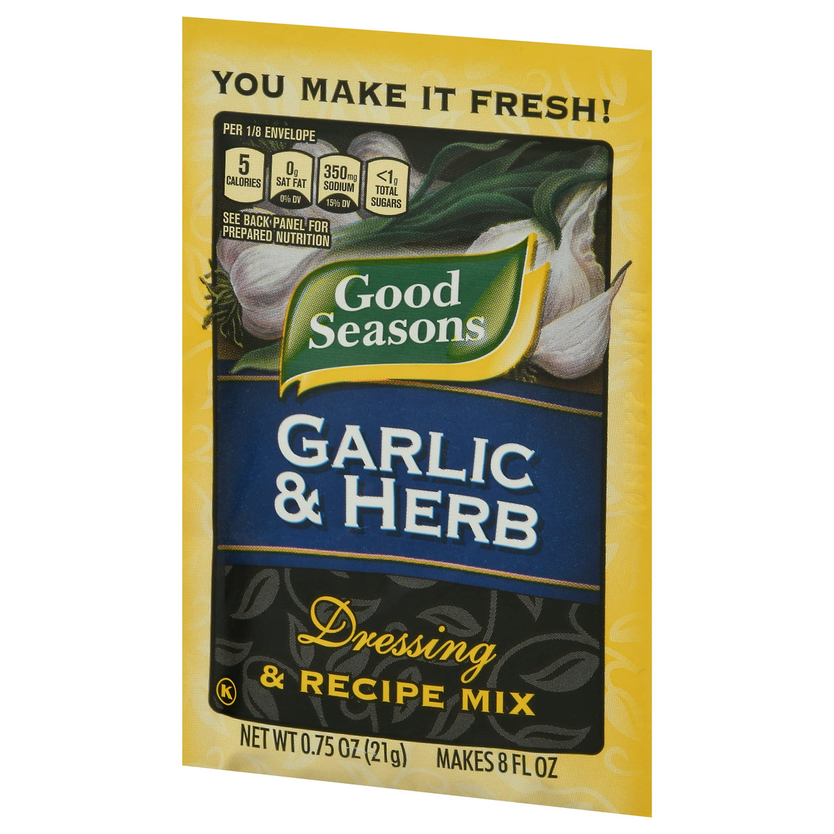 Good Seasons dressing packet label—convenient, pantry-friendly option for quick weeknight meals.