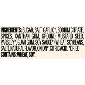 Good Seasons garlic herb dressing pantry storage packet neatly organized.