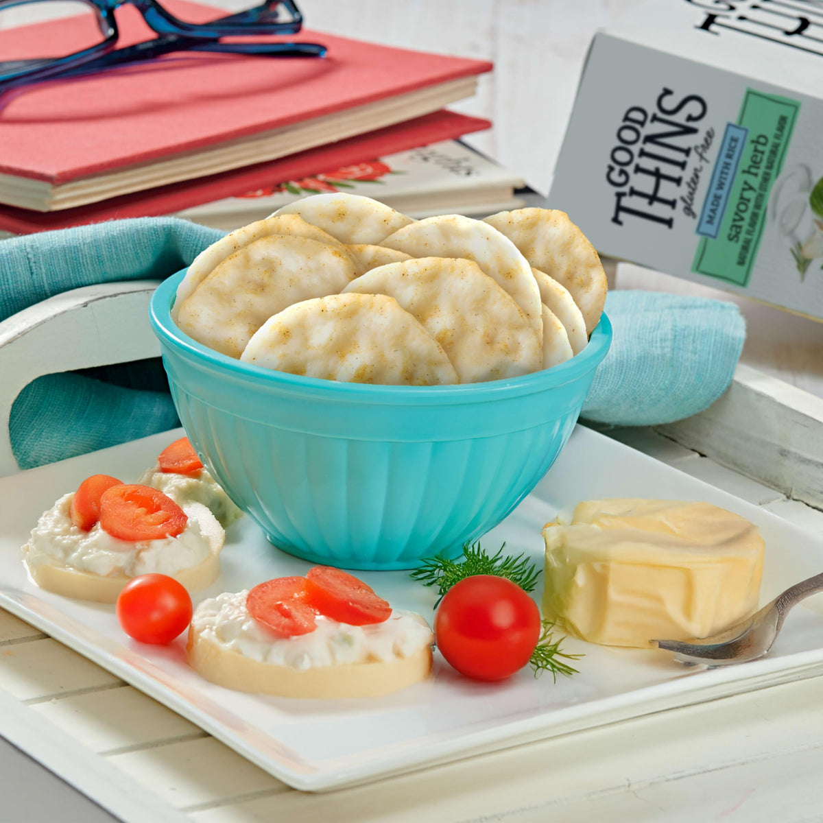 Bulk crackers case from Good Thins, perfect for offices or events