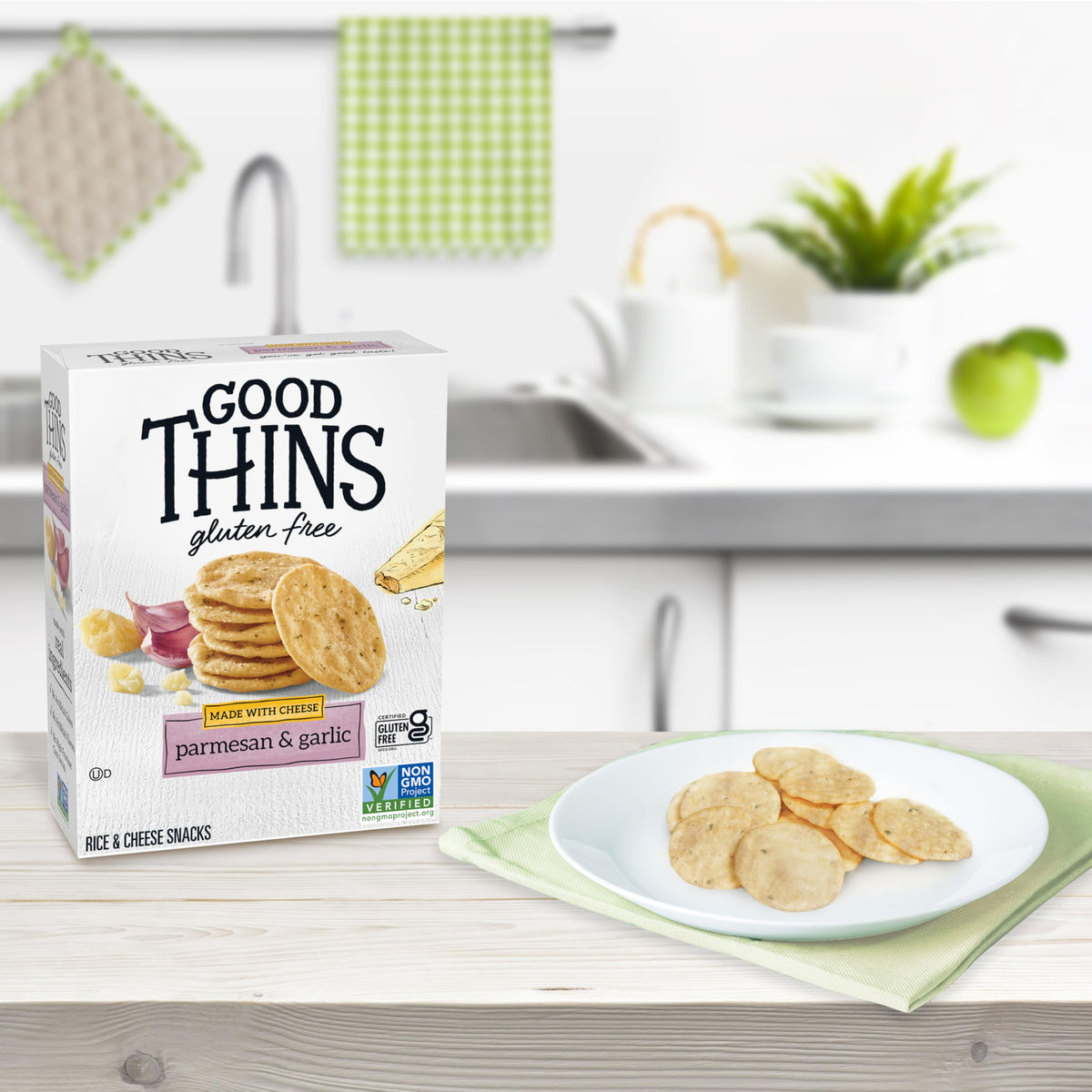 GOOD THINS sealed 3.5 oz packaging highlighting freshness.