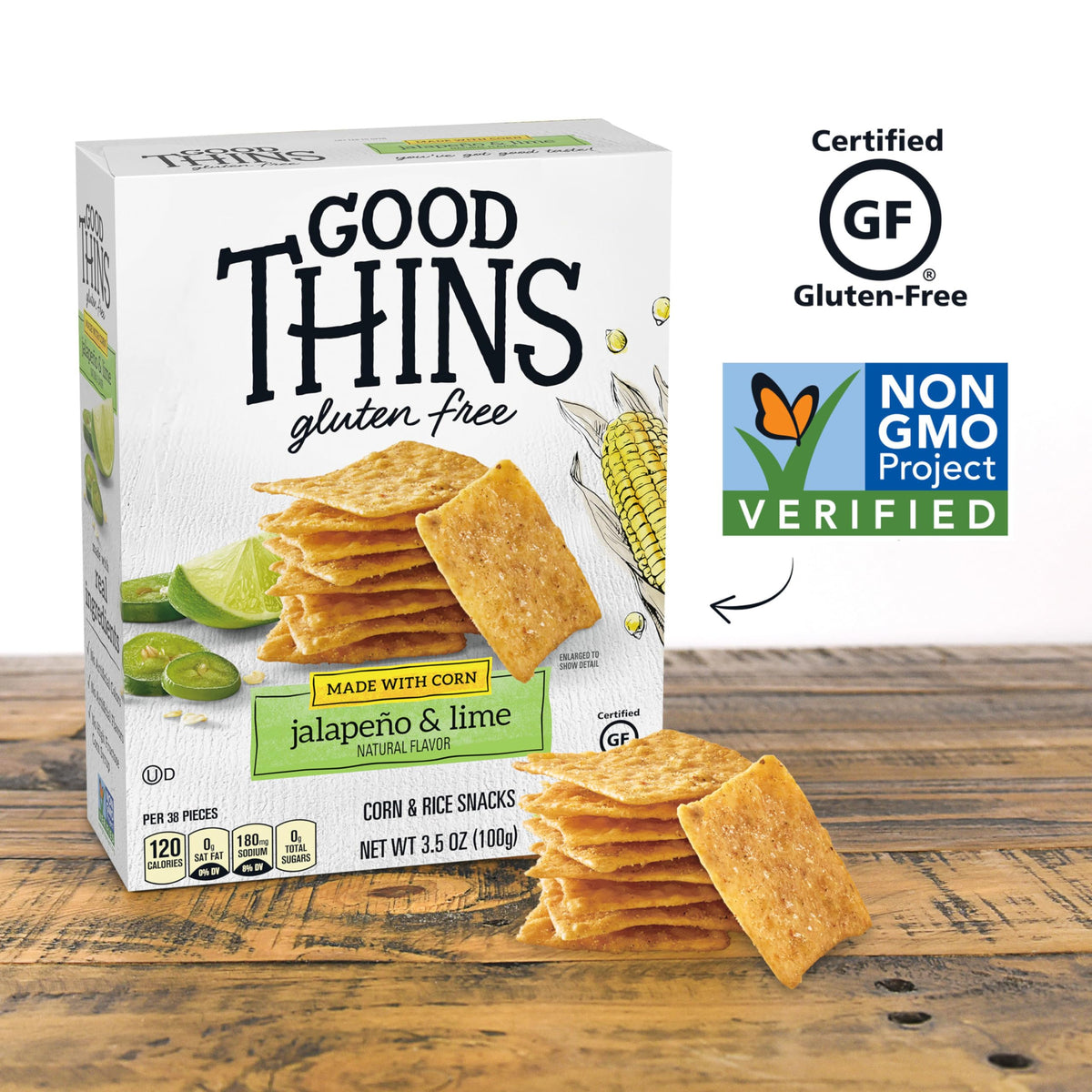 Good Thins square-thin crackers ready for dipping and versatile party snacks.