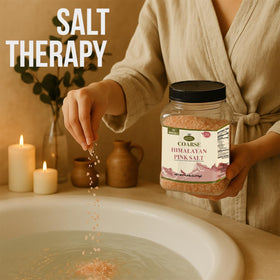 Good Tierra Himalayan pink salt coarse for spice blends with herbs