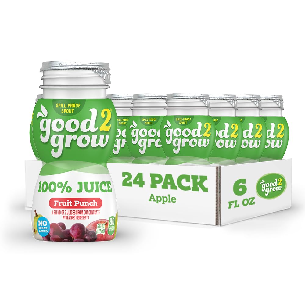 Good2grow 100% fruit punch bottle for kid-friendly sips on the go.