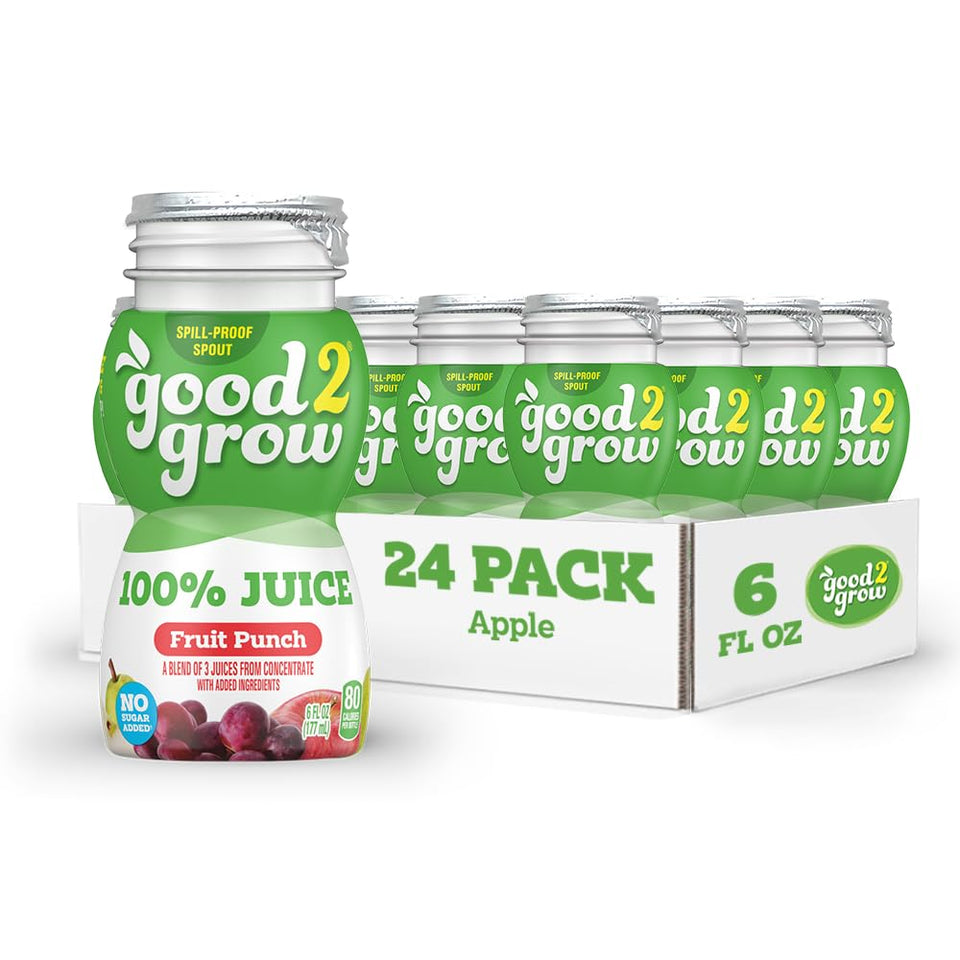 Good2grow 100% fruit punch bottle for kid-friendly sips on the go.