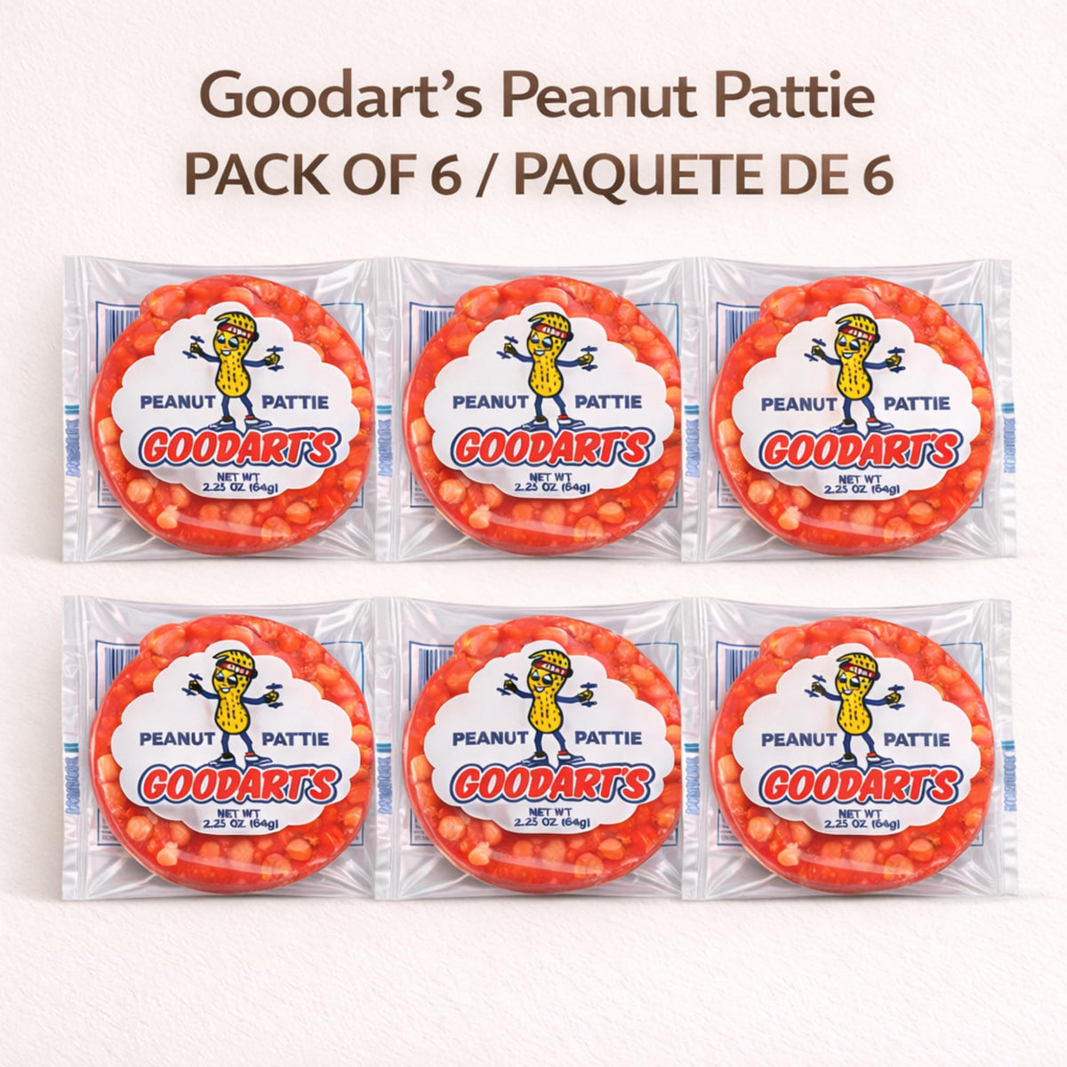 Goodart's Gift-ready Bars packaging shown for sharing at events.