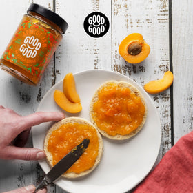 GOOD GOOD Apricot Jam cheese-pairing suggests delicious accompaniments with cheeses.
