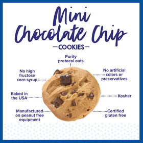 Goodie Girl gluten-free chocolate chip cookies close-up showing chips and texture.
