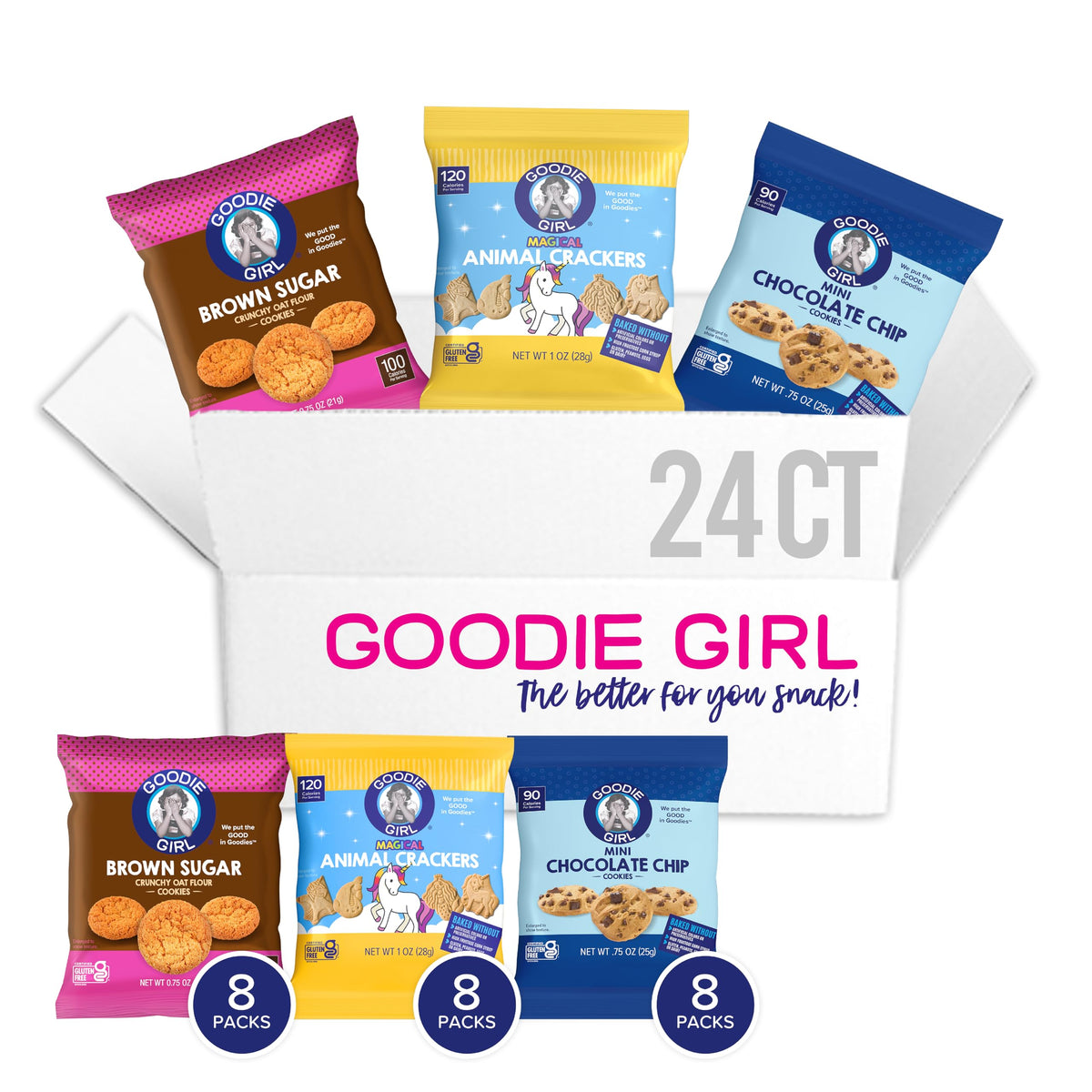 Goodie Girl Magical Animal Crackers in a gluten-free lunchbox snack
