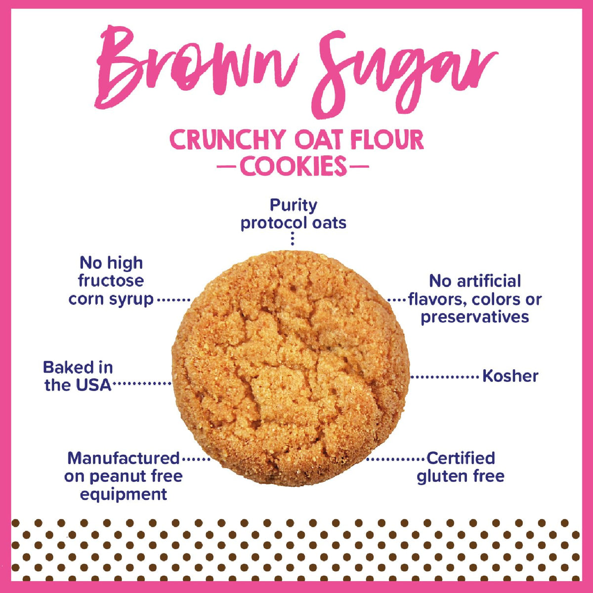 Goodie Girl Mini Brown Sugar Cookies provide a bite-sized travel-friendly snack