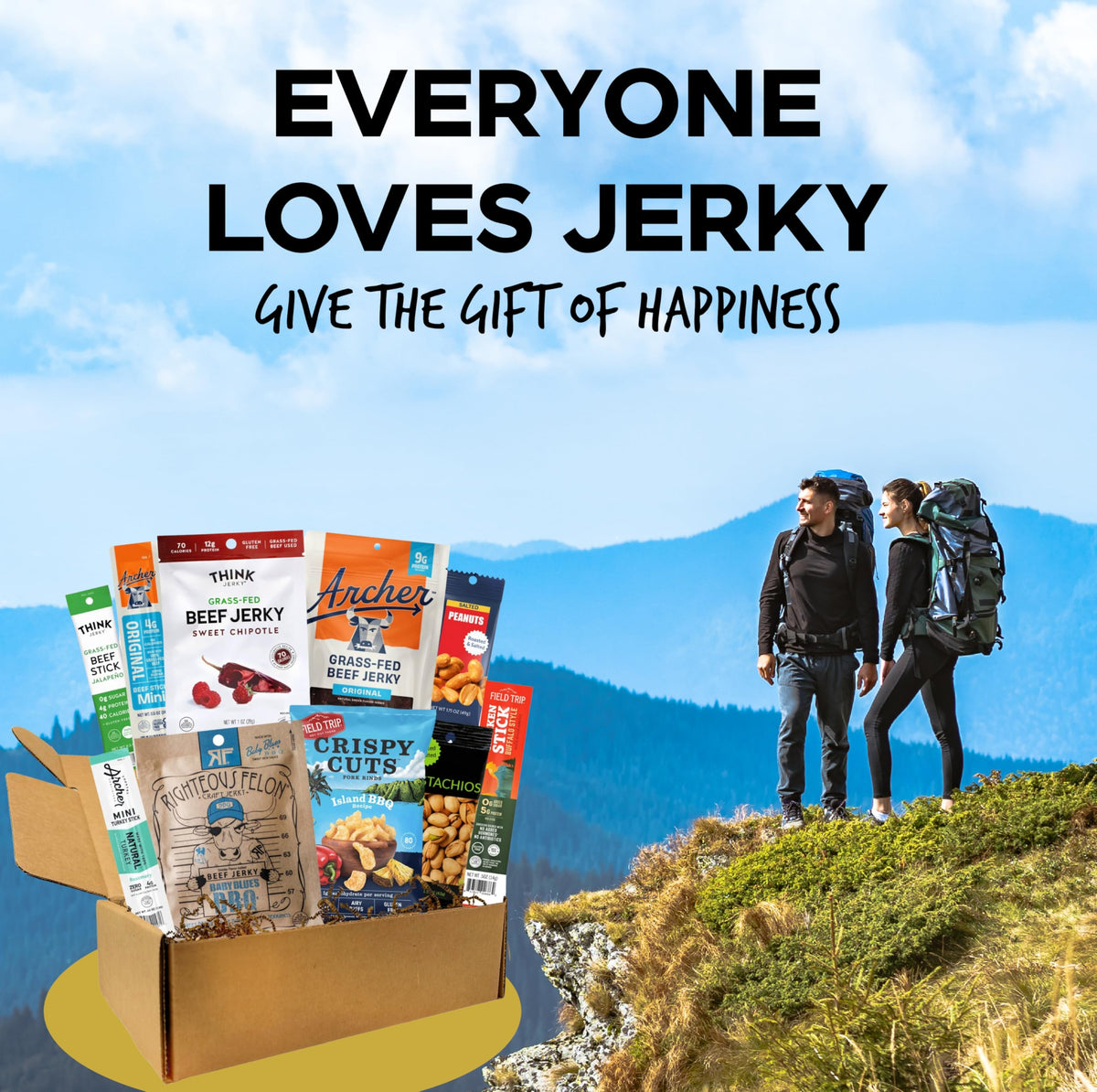 Goodland Farms jerky varieties—smoked, spicy, and sweet flavors for versatile snacking.