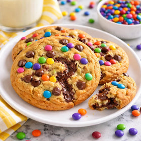 Goodland Farms rainbow candy coated chips ideal for sundaes and ice cream toppings.