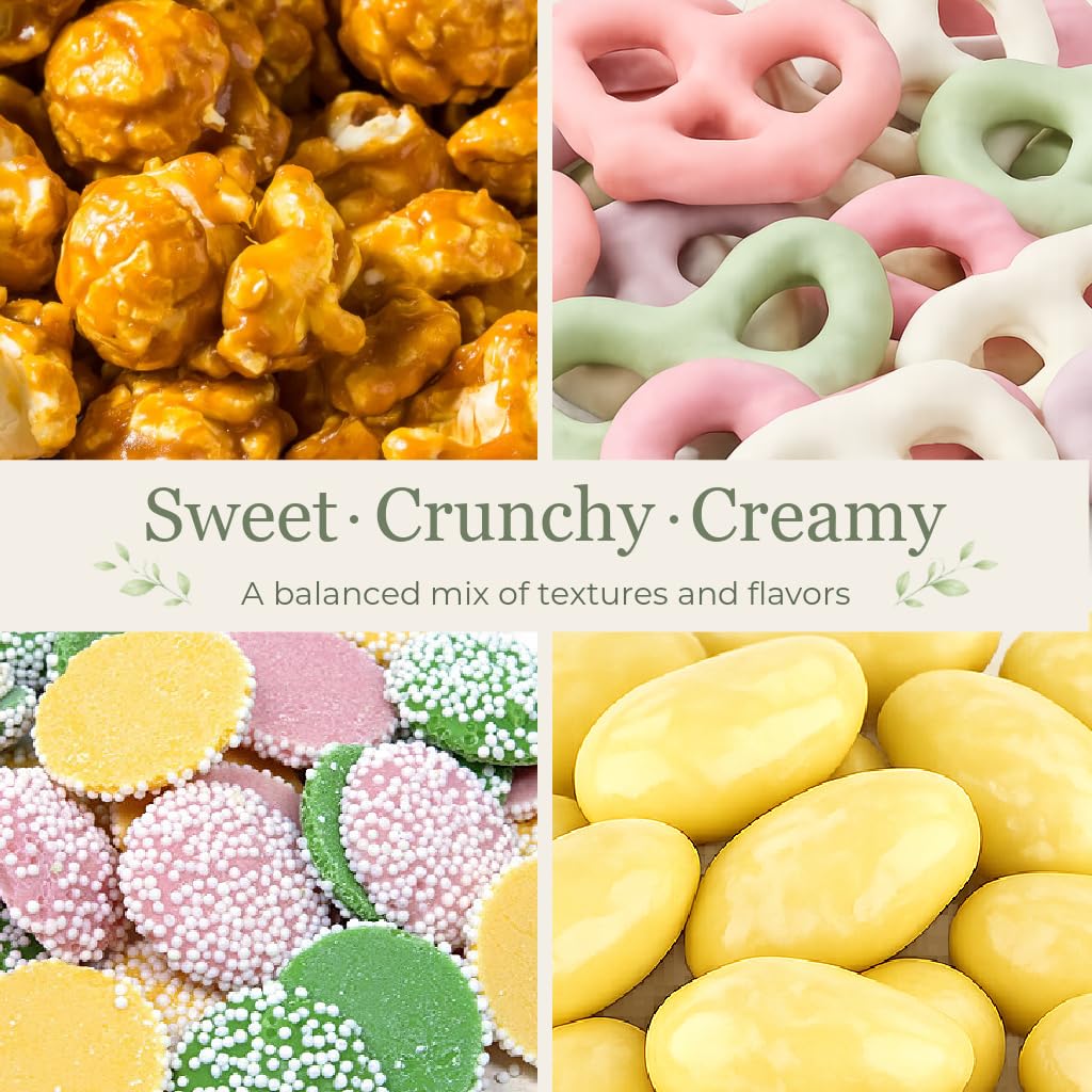 Goodland Farms Spring Treats pastel nonpareils closeup, Easter gifting option.