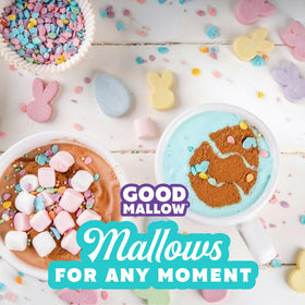 GoodMallow dairy-free, gluten-free marshmallows offer a familiar bite without gelatin.