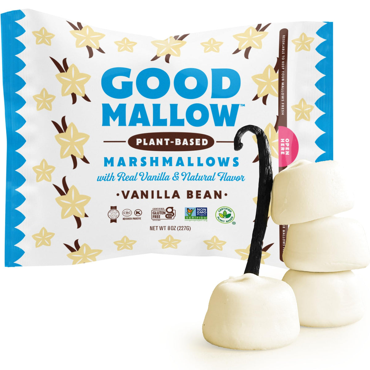 GoodMallow campfire toasting marshmallows ideal for roasts and gatherings.