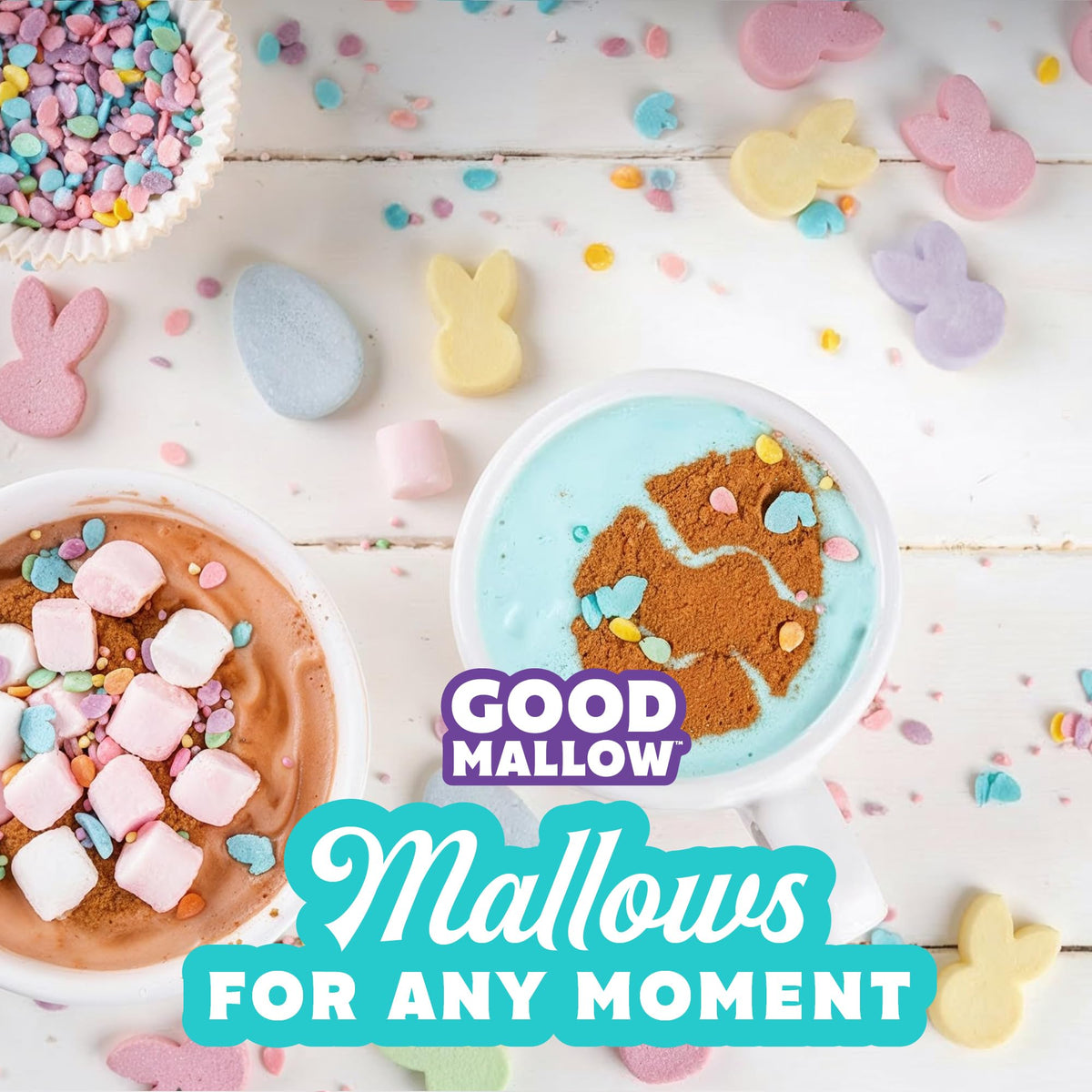 GoodMallow individually wrapped 3-packs keep marshmallows fresh for classrooms.