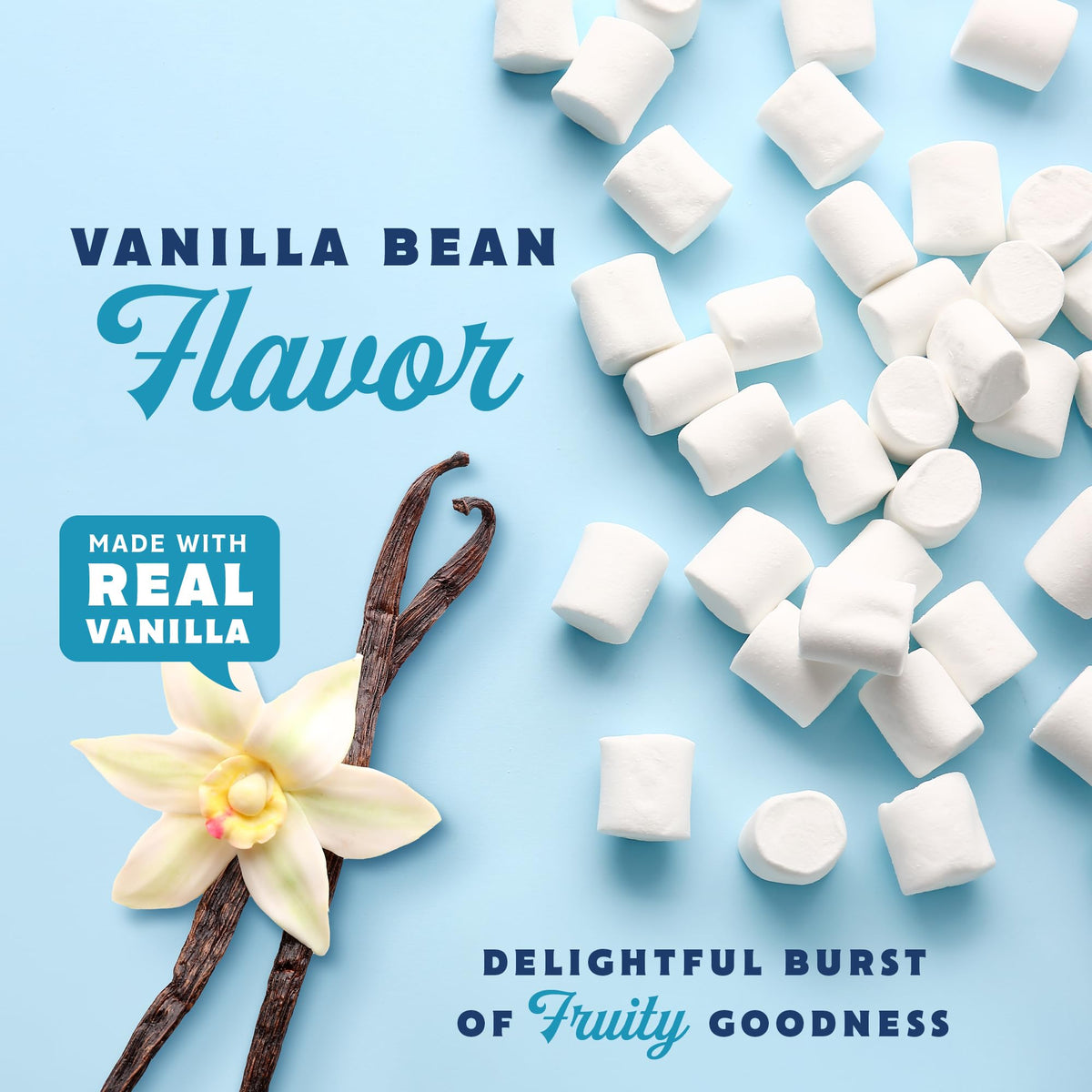 GoodMallow mini marshmallows for easy campfire s’mores and melt-in-your-mouth treats.