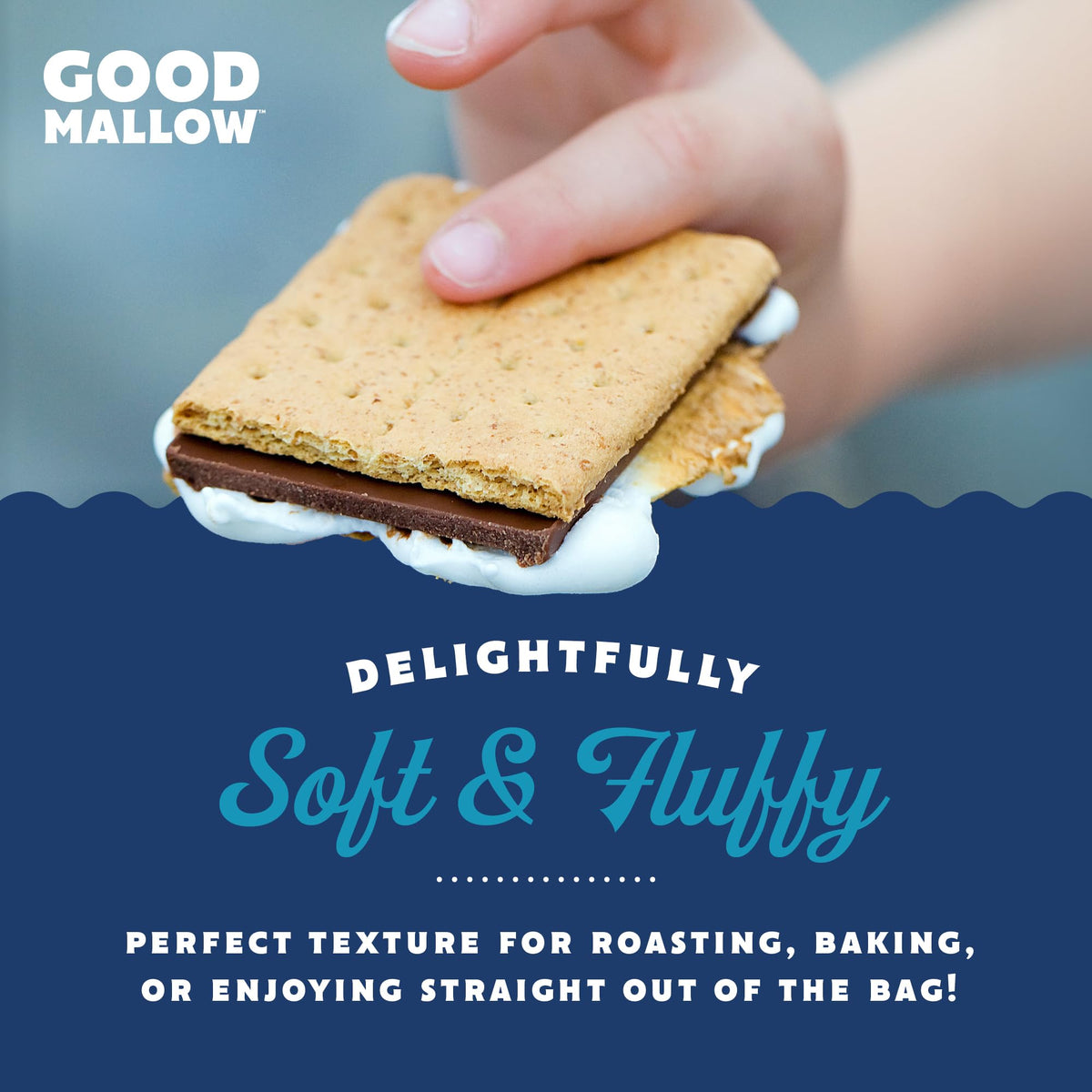 GoodMallow smores kit marshmallows perfect for campfire treats.