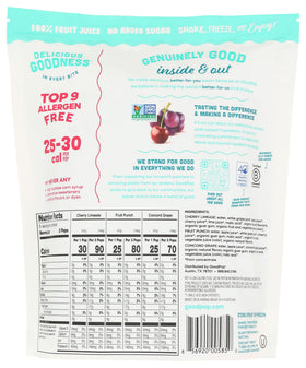 Goodpop freezer pops 22.5oz pack; convenient, family-friendly frozen treat for hot days.