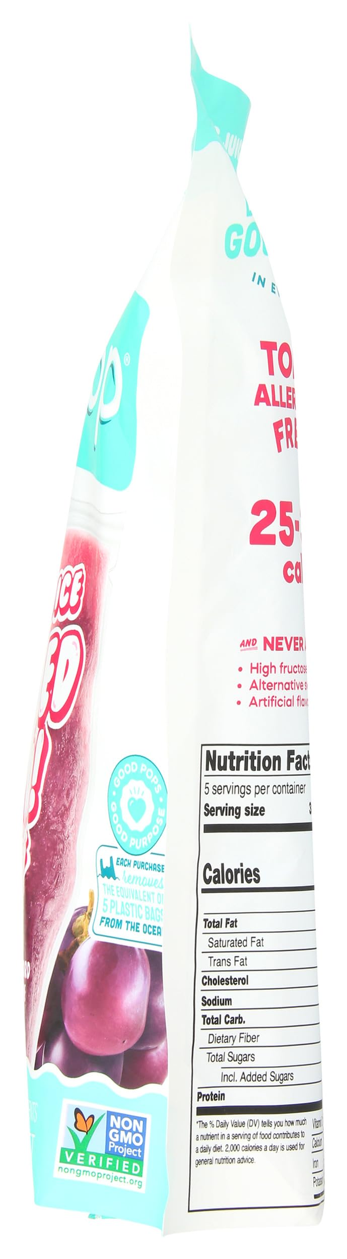 Goodpop pops melt slowly; ideal for outdoor adventures.