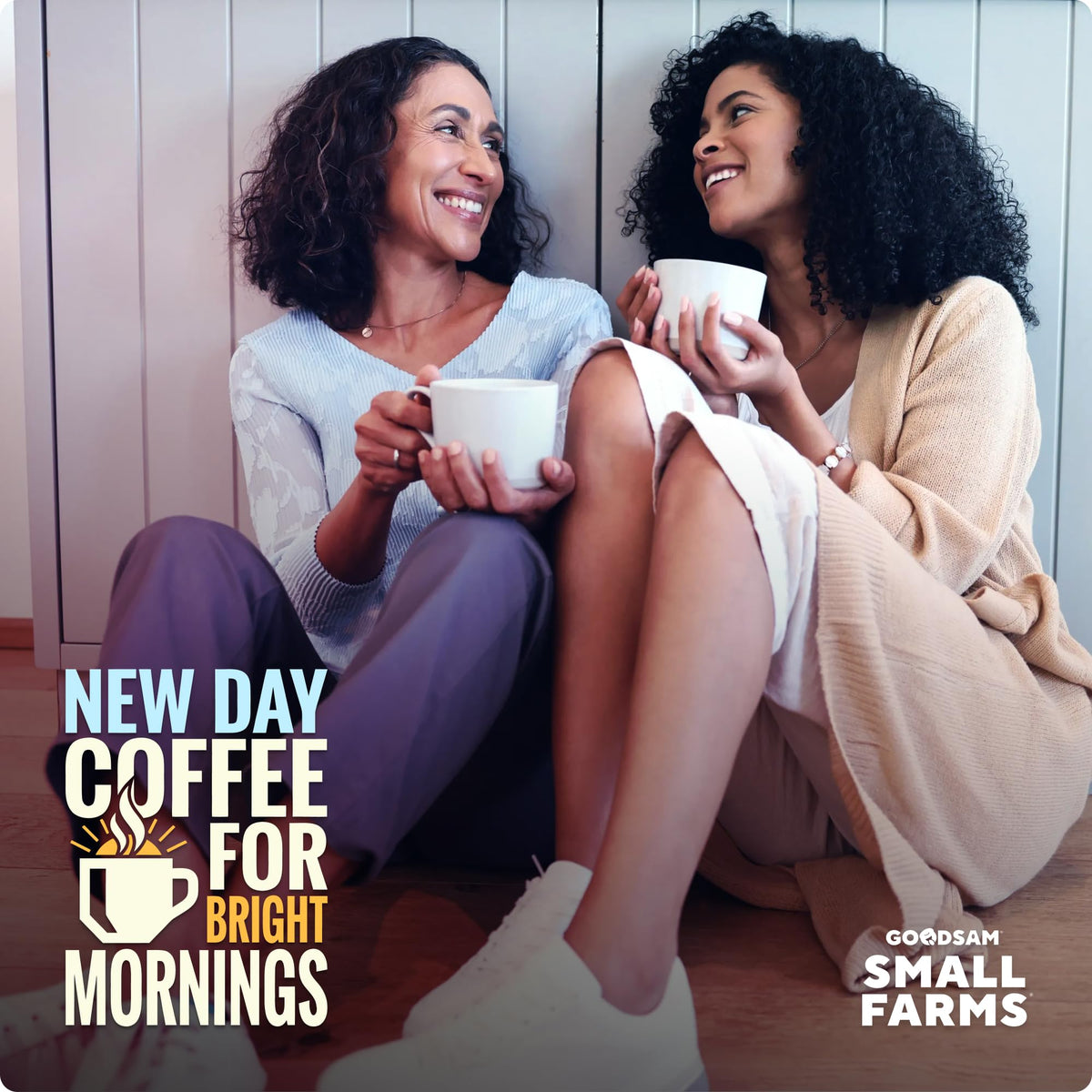 GoodSam New Day aroma steam cup evokes inviting citrus-chocolate notes