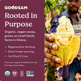 GoodSAM sustainable-farming-scene communicates regenerative farming and planet-friendly production.