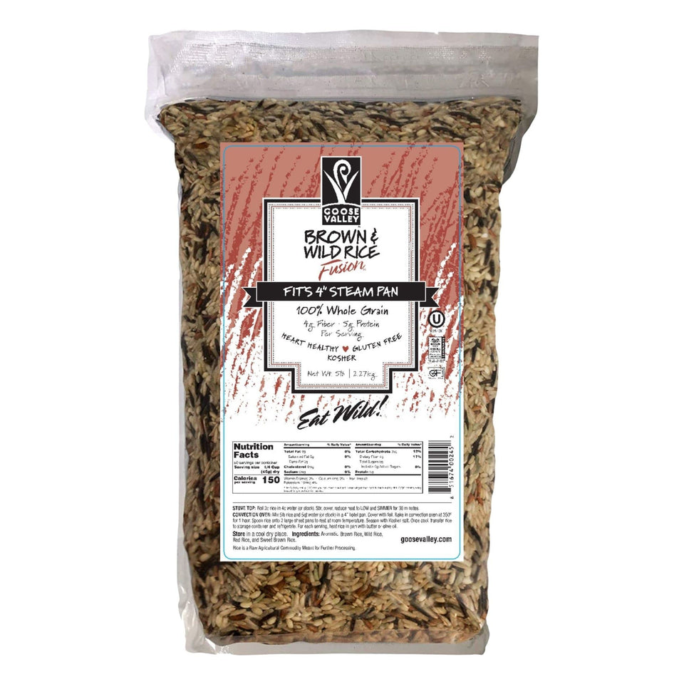 Goose Valley Brown and Wild Rice Fusion front pack ideal base for weeknight meals