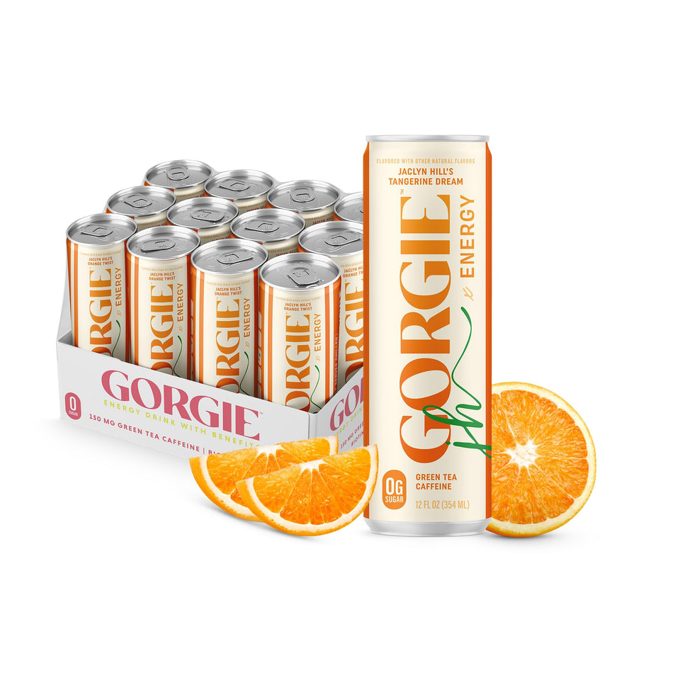 GORGIE Jaclyn Hill Orange Twist pack shown for on-the-go energy and refreshment.