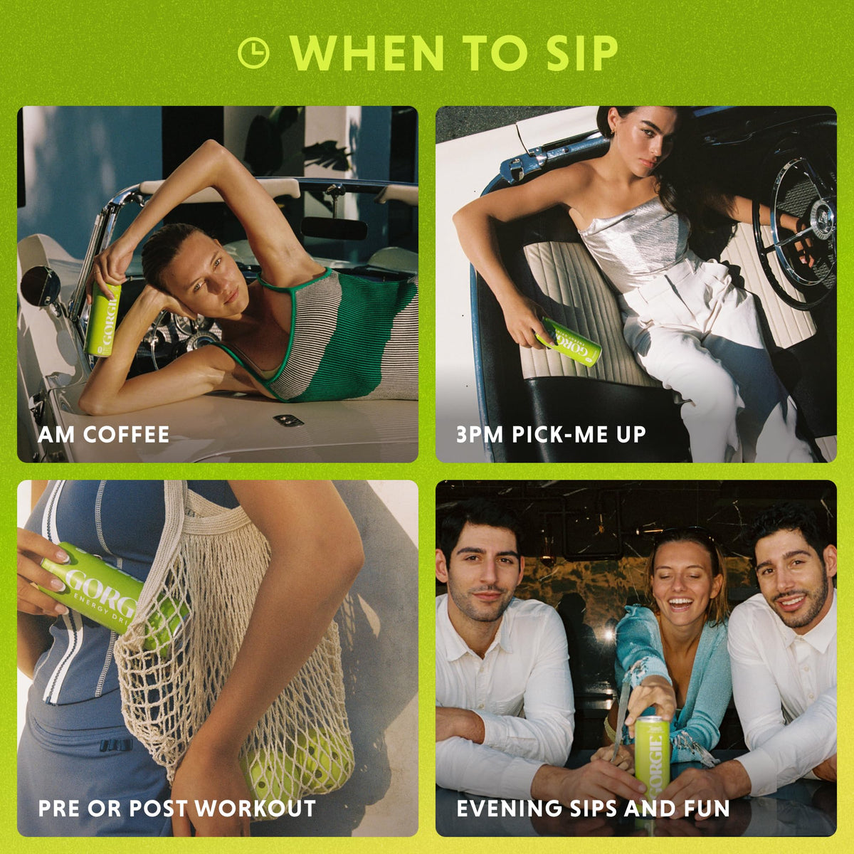 GORGIE packaging 12-pack signals value and vegan formula.