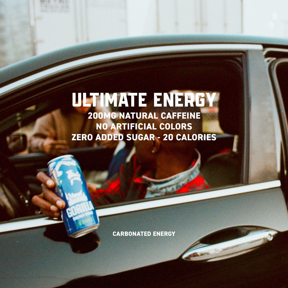 Gorilla Energy Watermelon Melon can signals refreshing taste with low calories.
