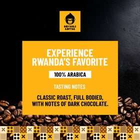 Gorilla's Coffee rich aroma and smooth body with medium roast.