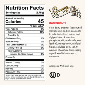 Gosh That’s Good sugar-free vanilla bean option for low-calorie coffee and more.