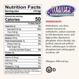 Gosh That's Good! White Velvet Chocolate 2lb no-sugar-sweetener option for sugar-conscious cooks.