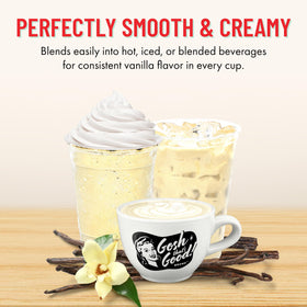 Gosh That's Good! White Velvet Chocolate 2lb steamed-milk-mocha adds creamy texture.