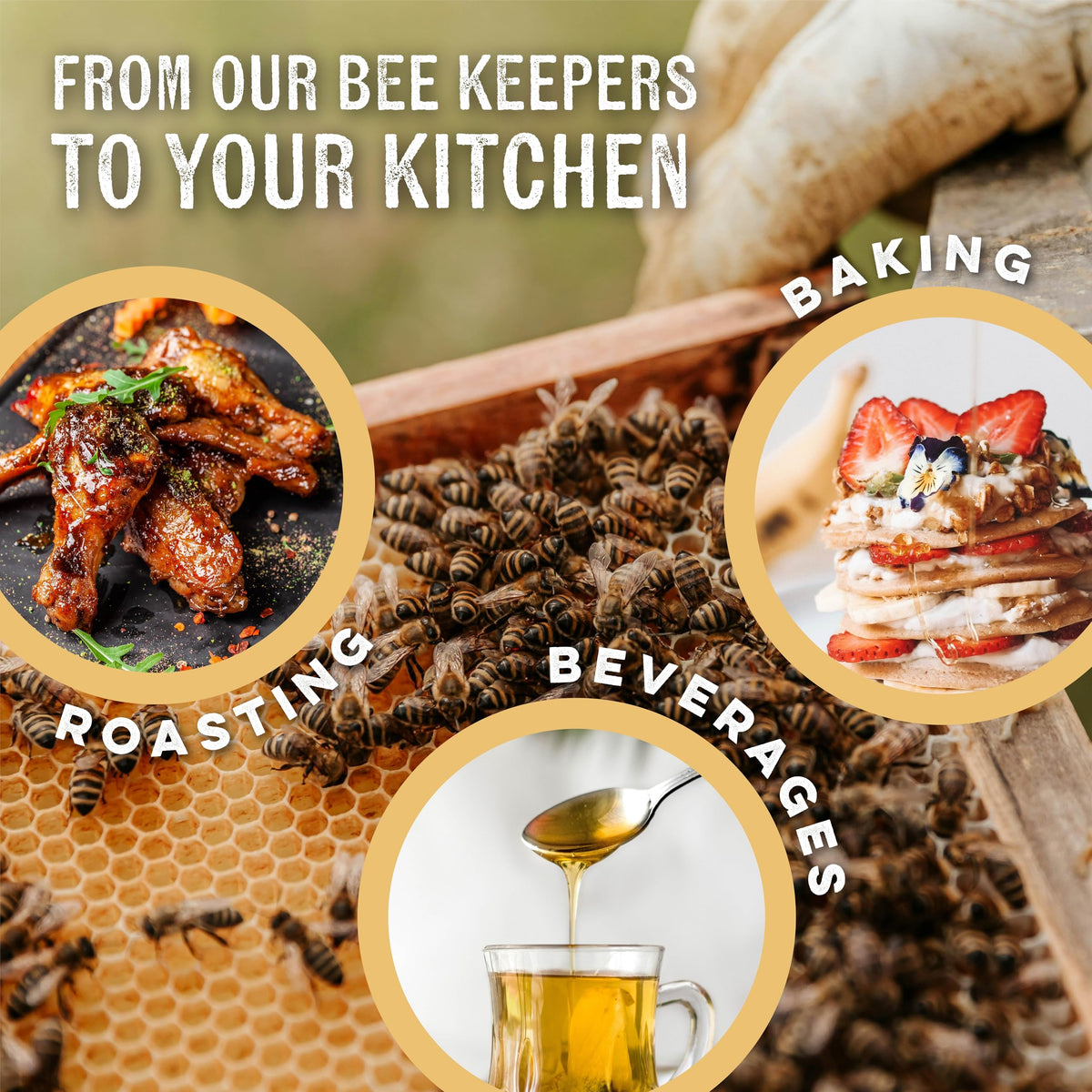 Goshen Honey Amish farm sourcing emphasizes small-batch craftsmanship.