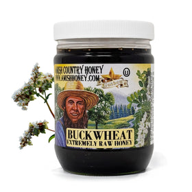 Goshen Honey buckwheat bottle pour shows bold molasses-depth for tea.