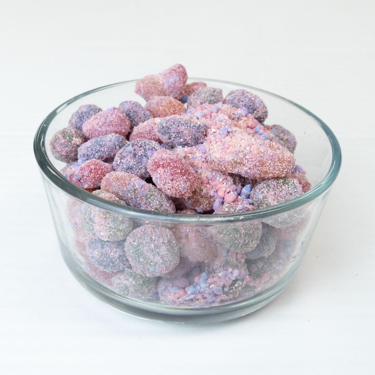 Goso Gummies Cotton Candy Bombs opened bag reveals colorful texture and inviting aroma.