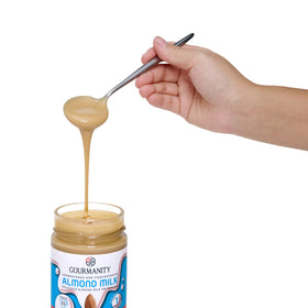 Gourmanity packaging on shelf, signaling shelf-stable convenience.