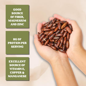 Gourmanity Baru Nuts in trail mix, fiber and minerals boost.