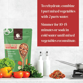 Gourmanity bulk resealable bag vegetables for easy meal prep