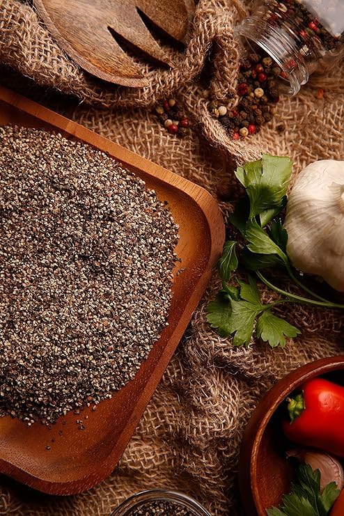 Gourmanity Butcher's Cut pepper ideal for professional-grade rubs.