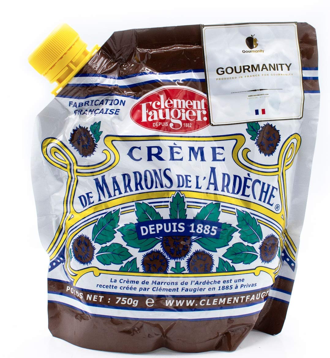 Gourmanity Clement Faugier chestnut spread pouch ready to spread on toast